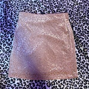 windsor gold/rose gold skirt